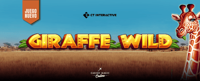 Interfaz de juego de slots Girafe Wild en Punto Bet